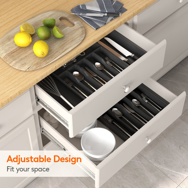 Rebrilliant Koitcho Flatware & Kitchen Utensils Drawer Organizer